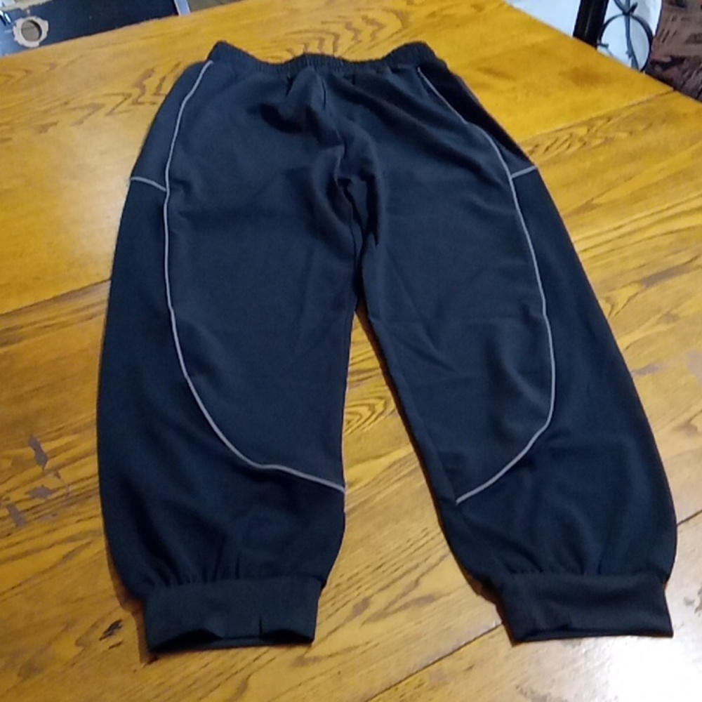 HALARA Small Womens Pants Workout Exercise New Jogger Yoga SHEER SIDES BLACK